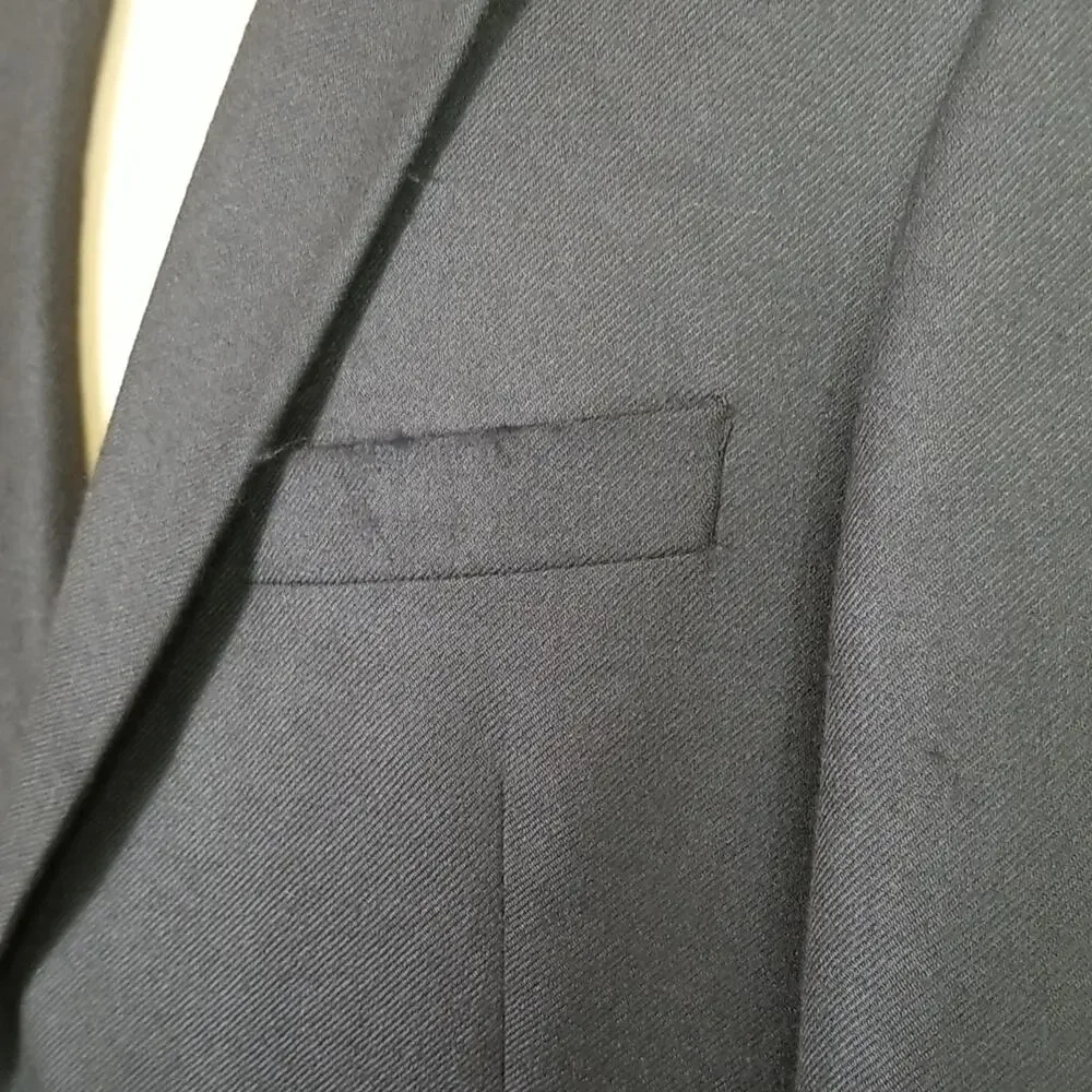 JOHN W. Nordstrom 44R Sport Coat Loro Pianna Italy 100% Cashmere Navy Two Button